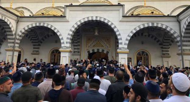The funeral of Yusup Temirkhanov. The village of Geldagan in Chechnya. August 4, 2018. Photo by Ibragim Estamirov / IA 'Grozny Inform' The funeral of Yusup Temirkhanov. The village of Geldagan in Chechnya. August 4, 2018. Photo by Ibragim Estamirov / IA 'Grozny Inform'