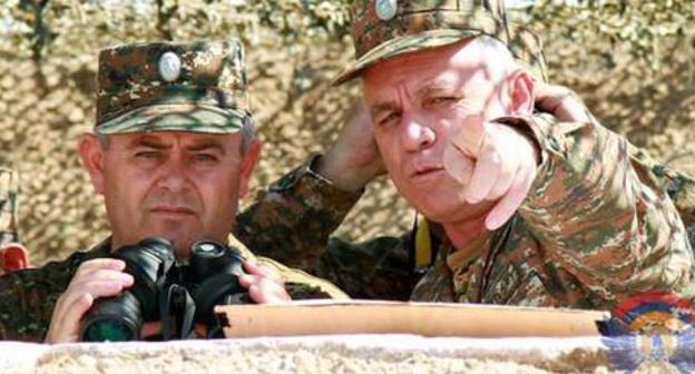 On the front line of the army of Nagorno-Karabakh. Photo: http://mil.am/ru/news/5317 On the front line of the army of Nagorno-Karabakh. Photo: http://mil.am/ru/news/5317