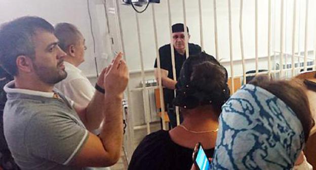 Oyub Titiev, August 27, 2018. Photo: press service of the Human Rights Centre "Memorial" Oyub Titiev, August 27, 2018. Photo: press service of the Human Rights Centre "Memorial"