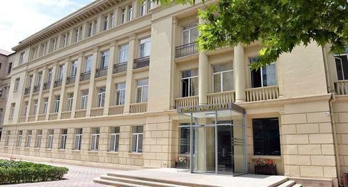 The building of the court in Baku The building of the court in Baku