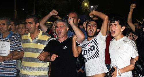 Rally participants, July 30, 2018. Photo by Tigran Petrosyan for the Caucasian Knot