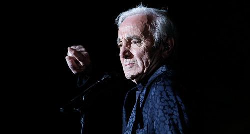 Charles Aznavour. Photo: REUTERS 
Hamad I Mohammed