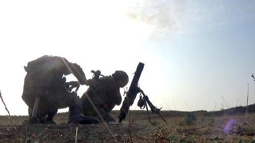 Azerbaijani soldiers take part in gunnery drills, October 2018. Photo: website of the Ministry of Defence of Azerbaijan. https://mod.gov.az/ru/news/motostrelkovye-podrazdeleniya-vypolnili-uprazhneniya-po-strelbe-video-24652.html Azerbaijani soldiers take part in gunnery drills, October 2018. Photo: website of the Ministry of Defence of Azerbaijan. https://mod.gov.az/ru/news/motostrelkovye-podrazdeleniya-vypolnili-uprazhneniya-po-strelbe-video-24652.html