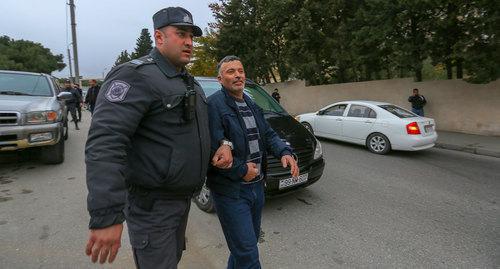 Detention of the activists of the National Council of Democratic Forces during the march on 17.01.2018. Photo by Aziz Karimov for the "Caucasian Knot" Detention of the activists of the National Council of Democratic Forces during the march on 17.01.2018. Photo by Aziz Karimov for the "Caucasian Knot"