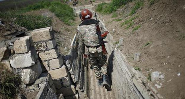 At the contact line in Nagorno-Karabakh. Photo: REUTERS/Staff At the contact line in Nagorno-Karabakh. Photo: REUTERS/Staff