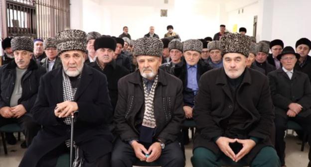 The Ingush Council of Teips (family clans). Screenshot of the video of the Ingush Council of Teips on YouTube https://www.youtube.com/watch?v=P46m0ccmHrA&feature=youtu.be The Ingush Council of Teips (family clans). Screenshot of the video of the Ingush Council of Teips on YouTube https://www.youtube.com/watch?v=P46m0ccmHrA&feature=youtu.be