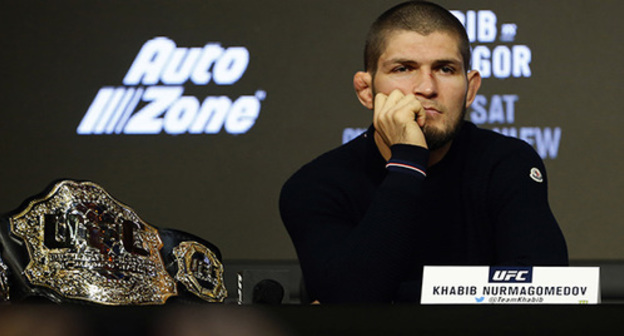 Khabib Nurmagomedov. Photo: REUTERS/Noah K. Murray-USA TODAY Sports Khabib Nurmagomedov. Photo: REUTERS/Noah K. Murray-USA TODAY Sports