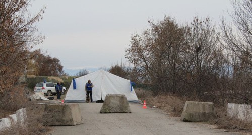 The border between Georgia and South Ossetia. Photo: Zarina Sanakoeva (RFE/RL) The border between Georgia and South Ossetia. Photo: Zarina Sanakoeva (RFE/RL)