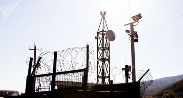 A border. Photo Sputnik / Natalya Ayriyan https://sputnik-ossetia.ru/South_Ossetia/20190204/8026499/V-Yuzhnoy-Osetii-izmenili-pravila-peresecheniya-granitsy-s-Gruziey.html A border. Photo Sputnik / Natalya Ayriyan https://sputnik-ossetia.ru/South_Ossetia/20190204/8026499/V-Yuzhnoy-Osetii-izmenili-pravila-peresecheniya-granitsy-s-Gruziey.html