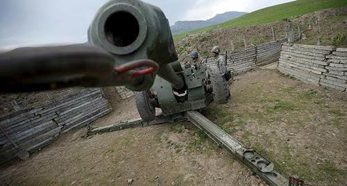 On the contact line in Nagorno-Karabakh. Photo: REUTERS/Staff On the contact line in Nagorno-Karabakh. Photo: REUTERS/Staff