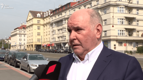 Grigory Karasin, Deputy Foreign Minister of Russia. Screenshot from video broadcasted by the "Echo of the Caucasus", https://www.ekhokavkaza.com/a/29249101.html Grigory Karasin, Deputy Foreign Minister of Russia. Screenshot from video broadcasted by the "Echo of the Caucasus", https://www.ekhokavkaza.com/a/29249101.html