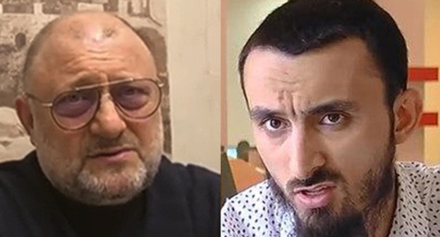 Djambulat Umarov, Tumso Abdurakhmanov. Photo: screenshot of the video https://www.instagram.com/p/BumX179HT05, screenshot of the video by Palitra TV https://ok.ru/video/12574852433, collage by the "Caucasian Knot" Djambulat Umarov, Tumso Abdurakhmanov. Photo: screenshot of the video https://www.instagram.com/p/BumX179HT05, screenshot of the video by Palitra TV https://ok.ru/video/12574852433, collage by the "Caucasian Knot"
