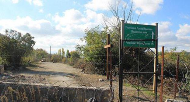 Border of South Ossetia and Georgia. Photo: press service of South Ossetia’s KGB Border of South Ossetia and Georgia. Photo: press service of South Ossetia’s KGB