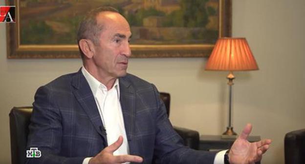 Robert Kocharyan. Photo: screenshot by the Interesting World https://www.youtube.com/watch?v=OImp7Ymk2no Robert Kocharyan. Photo: screenshot by the Interesting World https://www.youtube.com/watch?v=OImp7Ymk2no
