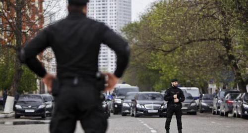 Law enforcers in Grozny. Photo: REUTERS/Maxim Shemetov Law enforcers in Grozny. Photo: REUTERS/Maxim Shemetov