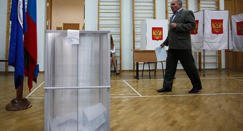 At a polling station. Photo: Vlad Alexandrov, Yuga.ru