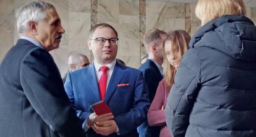 Representatives of Jehovah's Witnesses in the Supreme Court of Kabardino-Balkaria, March 1, 2019. Photo by Lyudmila Maratova for the Caucasian Knot Representatives of Jehovah's Witnesses in the Supreme Court of Kabardino-Balkaria, March 1, 2019. Photo by Lyudmila Maratova for the Caucasian Knot