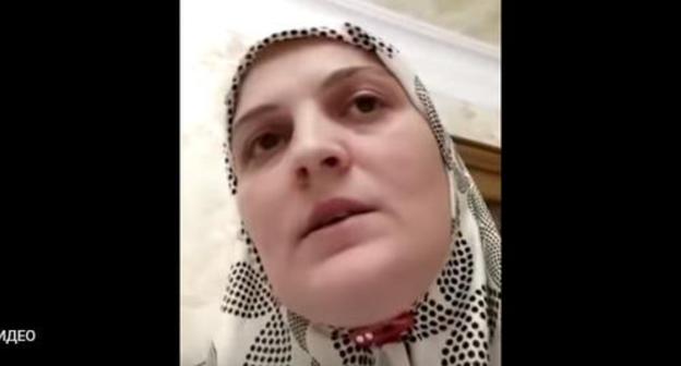 The woman who introduced herself as Luiza Israilova, Minkail Malizaev's wife. Photo: Vainah INTERVISION https://www.youtube.com/watch?time_continue=4&v=A7CKz9j48r0 The woman who introduced herself as Luiza Israilova, Minkail Malizaev's wife. Photo: Vainah INTERVISION https://www.youtube.com/watch?time_continue=4&v=A7CKz9j48r0