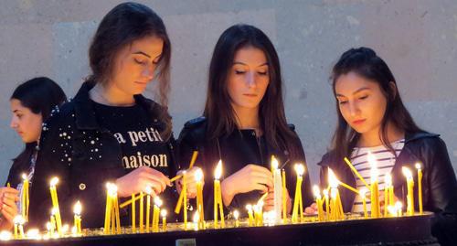 Participants of mourning events in Nagorno-Karabakh. Photo by Alvard Grigoryan for the Caucasian Knot Participants of mourning events in Nagorno-Karabakh. Photo by Alvard Grigoryan for the Caucasian Knot
