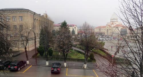 A view of Stepanakert. Photo by Alvard Grigoryan for the "Caucasian Knot" A view of Stepanakert. Photo by Alvard Grigoryan for the "Caucasian Knot"