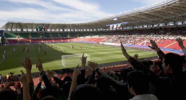 Football match at 'Akhmat Arena' stadium. Photo: REUTERS / Maxim Shemetov Football match at 'Akhmat Arena' stadium. Photo: REUTERS / Maxim Shemetov