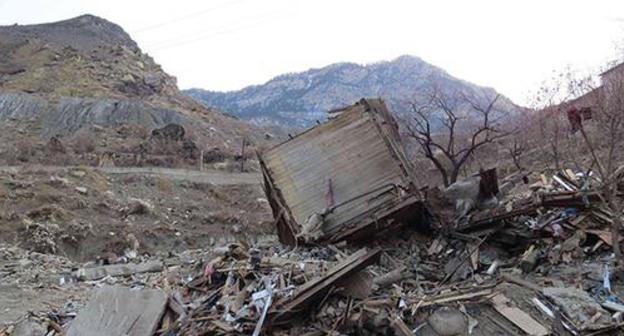 Consequences of the special operation in the dwelling settlement of Vremenny. December 2018. Photo by the press service of the Human Rights Centre "Memorial" Consequences of the special operation in the dwelling settlement of Vremenny. December 2018. Photo by the press service of the Human Rights Centre "Memorial"