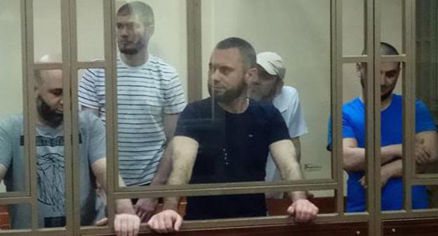 Defendants in Hizb ut-Tahrir* case during the pronouncement of the verdict. Photo by Konstantin Volgin for the Caucasian Knot Defendants in Hizb ut-Tahrir* case during the pronouncement of the verdict. Photo by Konstantin Volgin for the Caucasian Knot
