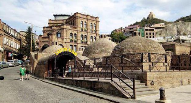 Abanotubani district in the center of Tbilisi. Photo by M. Kuznetsova for the "Caucasian Knot" Abanotubani district in the center of Tbilisi. Photo by M. Kuznetsova for the "Caucasian Knot"