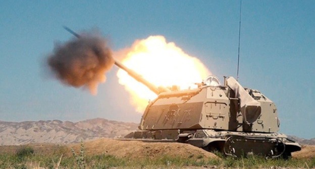 Self-propelled howitzer of the Azerbaijani Army. Photo: press service of the Ministry of Defence of Azerbaijan, https://mod.gov.az Self-propelled howitzer of the Azerbaijani Army. Photo: press service of the Ministry of Defence of Azerbaijan, https://mod.gov.az