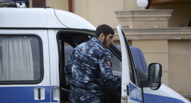 A law enforcer. Photo: REUTERS/Said Tsarnayev A law enforcer. Photo: REUTERS/Said Tsarnayev