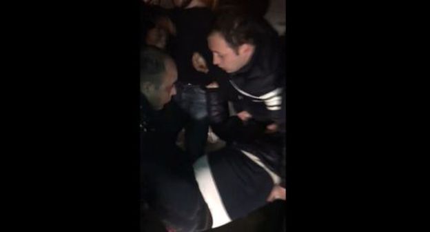 Students attack Narek Malyan, a video blogger, on March 4, 2019. Screenshot of the video https://www.facebook.com/restarttimes.am/videos/960188047522246/ Students attack Narek Malyan, a video blogger, on March 4, 2019. Screenshot of the video https://www.facebook.com/restarttimes.am/videos/960188047522246/