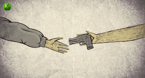 Blood feud. Screenshot of the video by the "Caucasian Knot" https://www.youtube.com/watch?v=BxH47RW8GQ8 Blood feud. Screenshot of the video by the "Caucasian Knot" https://www.youtube.com/watch?v=BxH47RW8GQ8