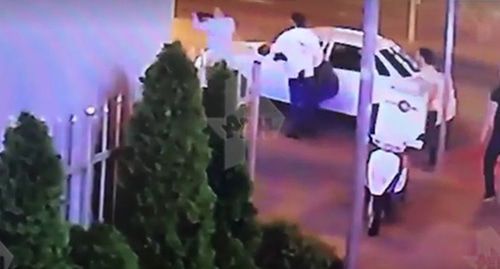 A shootout staged by natives of Chechnya and Dagestan in Krasnodar on August 21, 2019. © Photo: screenshot of the video by REN TV A shootout staged by natives of Chechnya and Dagestan in Krasnodar on August 21, 2019. © Photo: screenshot of the video by REN TV