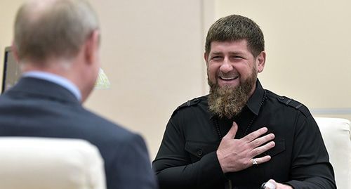 Ramzan Kadyrov (on the right) and Vladimir Putin. Photo: Sputnik/Alexei Nikolsky/Kremlin via REUTERS Ramzan Kadyrov (on the right) and Vladimir Putin. Photo: Sputnik/Alexei Nikolsky/Kremlin via REUTERS