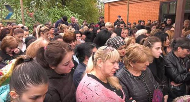 Funeral of Regina Gagieva. Screenshot from video posted by Krylia TV https://www.youtube.com/watch?v=KJ34Byd7H9k Funeral of Regina Gagieva. Screenshot from video posted by Krylia TV https://www.youtube.com/watch?v=KJ34Byd7H9k