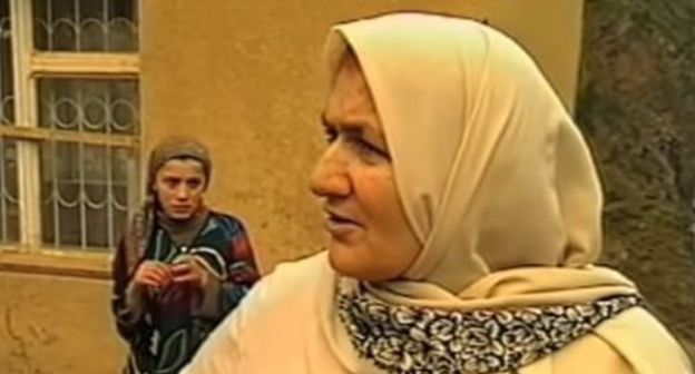 Aishat Magomedova. Screenshot from the Caucasian Knot video: https://www.youtube.com/watch?time_continue=574&v=mebL4D-qkmE Aishat Magomedova. Screenshot from the Caucasian Knot video: https://www.youtube.com/watch?time_continue=574&v=mebL4D-qkmE