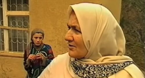 Aishat Magomedova. Screenshot from the Caucasian Knot video: https://www.youtube.com/watch?time_continue=574&v=mebL4D-qkmE Aishat Magomedova. Screenshot from the Caucasian Knot video: https://www.youtube.com/watch?time_continue=574&v=mebL4D-qkmE