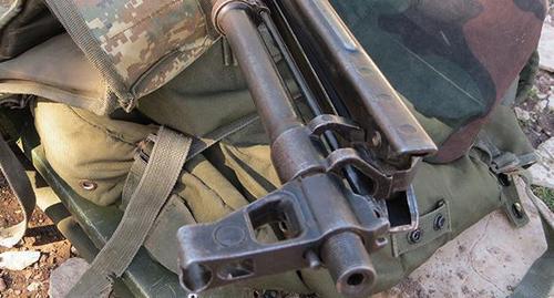 Machine gun. Photo by Alvard Grigoryan for the Caucasian Knot Machine gun. Photo by Alvard Grigoryan for the Caucasian Knot