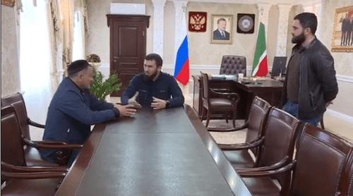 Screenshot from video posted in Magomed Daudov's Instagram: https://www.instagram.com/p/B3ZpoDCIYXm/ Screenshot from video posted in Magomed Daudov's Instagram: https://www.instagram.com/p/B3ZpoDCIYXm/