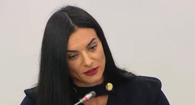 Yelena Isinbayeva. Screenshot from video posted at: http://kremlin.ru/events/president/news/61771/videos Yelena Isinbayeva. Screenshot from video posted at: http://kremlin.ru/events/president/news/61771/videos
