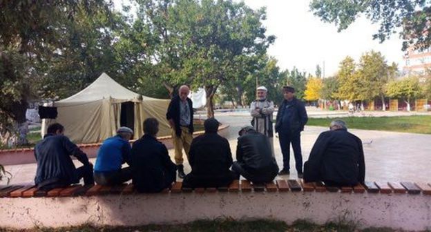 Participants of picket in Makhachkala. Photo by Rasul Magomedov for the Caucasian Knot Participants of picket in Makhachkala. Photo by Rasul Magomedov for the Caucasian Knot