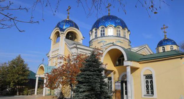 The Orthodox Holy Assumption Cathedral Church in Makhachkala. Photo from the official website of the Makhachkala diocese http://goragospodnya.ru/2018/01/04/svyato-uspenskij-kafedralnyj-sobor-g-maxachkaly/ The Orthodox Holy Assumption Cathedral Church in Makhachkala. Photo from the official website of the Makhachkala diocese http://goragospodnya.ru/2018/01/04/svyato-uspenskij-kafedralnyj-sobor-g-maxachkaly/