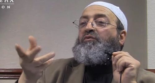Abdurrakhman Dimashkiya, a Lebanese theologian. Screenshot of the video on the Al Muhtadun YouTube channel https://www.youtube.com/watch?time_continue=1&v=zv9_rxo4q-U&feature=emb_logo Abdurrakhman Dimashkiya, a Lebanese theologian. Screenshot of the video on the Al Muhtadun YouTube channel https://www.youtube.com/watch?time_continue=1&v=zv9_rxo4q-U&feature=emb_logo