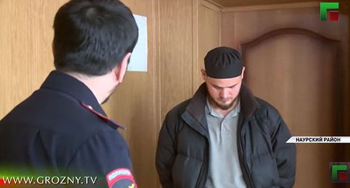 Participant of a wedding motorcade apologizes for dangerous driving on air of Chechen TV. Screenshot from the "Grozny" ChGTRK video, https://www.youtube.com/watch?v=pxkVvJeSBmg Participant of a wedding motorcade apologizes for dangerous driving on air of Chechen TV. Screenshot from the "Grozny" ChGTRK video, https://www.youtube.com/watch?v=pxkVvJeSBmg