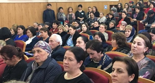 Participants of the conference dedicated to the problems of preservation of languages of the peoples of the Karachay-Cherkessian Republic, December 19, 2019. Photo by Asya Kapaeva. Participants of the conference dedicated to the problems of preservation of languages of the peoples of the Karachay-Cherkessian Republic, December 19, 2019. Photo by Asya Kapaeva.