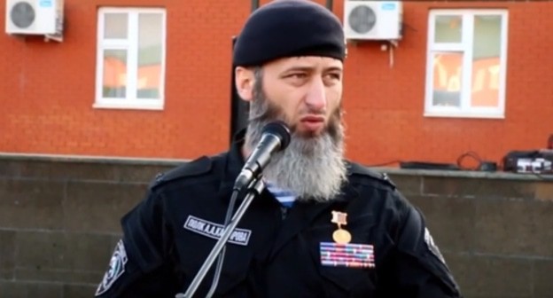 Zamid Chalaev. Screenshot from video posted by IA "Grozny Inform" https://www.youtube.com/watch?v=1DBTnsbIJ4U Zamid Chalaev. Screenshot from video posted by IA "Grozny Inform" https://www.youtube.com/watch?v=1DBTnsbIJ4U