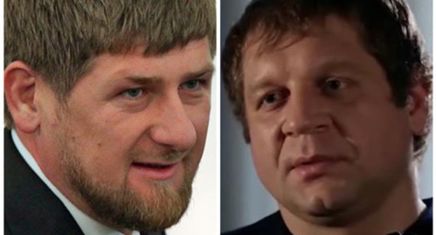 Collage Ramzan Kadyrov (on the left, REUTERS/Sergei Karpukhin) and Alexander Emelianenko (screenshot of the video MMA https://www.youtube.com/watch?v=kSUKKHnyA9k) Collage Ramzan Kadyrov (on the left, REUTERS/Sergei Karpukhin) and Alexander Emelianenko (screenshot of the video MMA https://www.youtube.com/watch?v=kSUKKHnyA9k)