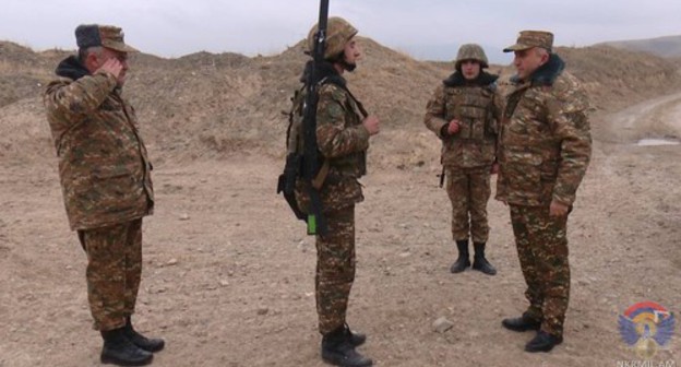 Servicemen of the Nagorno-Karabakh Army. Photo: press service of the Ministry of Defence of Nagorno-Karabakh, http://www.nkrmil.am Servicemen of the Nagorno-Karabakh Army. Photo: press service of the Ministry of Defence of Nagorno-Karabakh, http://www.nkrmil.am