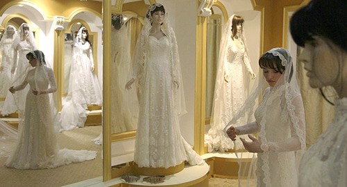 A wedding shop in Grozny. Photo: REUTERS/Diana Markosian A wedding shop in Grozny. Photo: REUTERS/Diana Markosian
