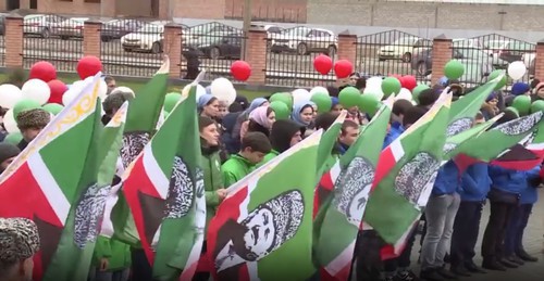 Screenshot of the video of the opening a new school built in Shelkovskaya on January 10, 2020 https://www.instagram.com/p/B7JQXGlFZCu/ Screenshot of the video of the opening a new school built in Shelkovskaya on January 10, 2020 https://www.instagram.com/p/B7JQXGlFZCu/